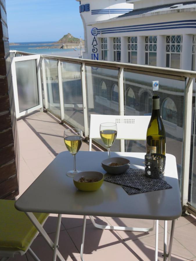 Les Bains Studio Vue Mer Pleneuf-Val-Andre Exterior foto